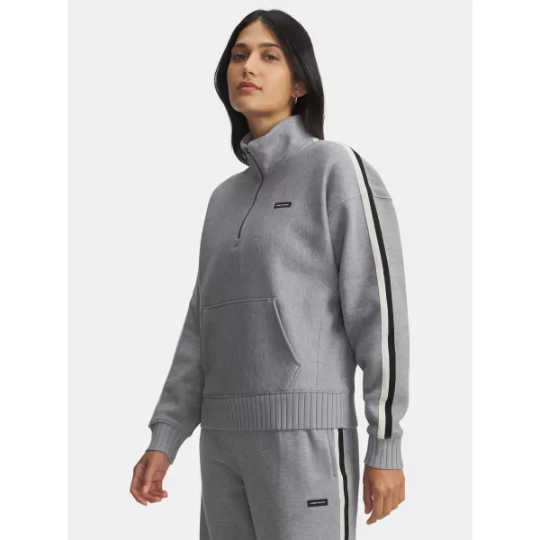  Ženski sweatshirt UNDER ARMOUR ICON HWT FLEECE HZ 6004850-011 SIVA 