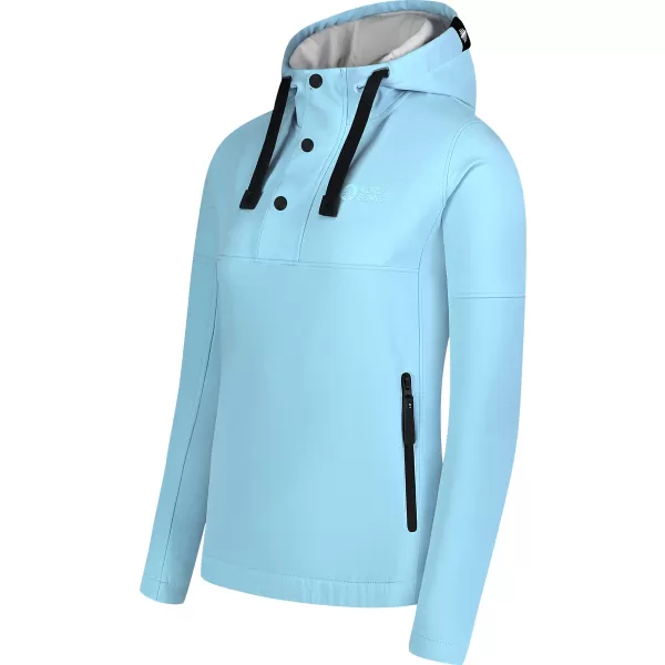  Ženska softshell jakna NORDBLANC SHOAL NBSSL8341 SVIJETLOPLAVA 