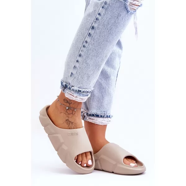  Ženske papuče BIG STAR LL274593 BEŽ Big Star Shoes 