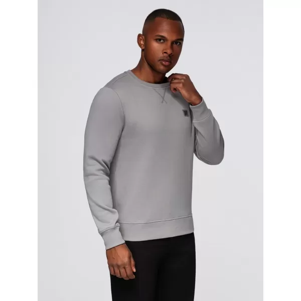  Muški sweatshirt OMBRE OM-SSNZ-0243 SIVA 