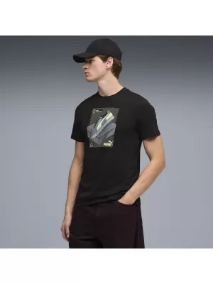 Muška majica kratkih rukava PUMA GRAPHIC TEE 691777_01 PUMA CRNA