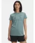Ženska majica kratkih rukava UNDER ARMOUR UA LOGO SS 1356305-323 ZELENA