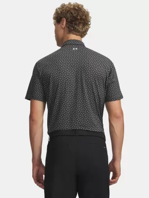 Muška majica kratkih rukava UNDER ARMOUR T2G PRINTED POLO 6012304-001 CRNA