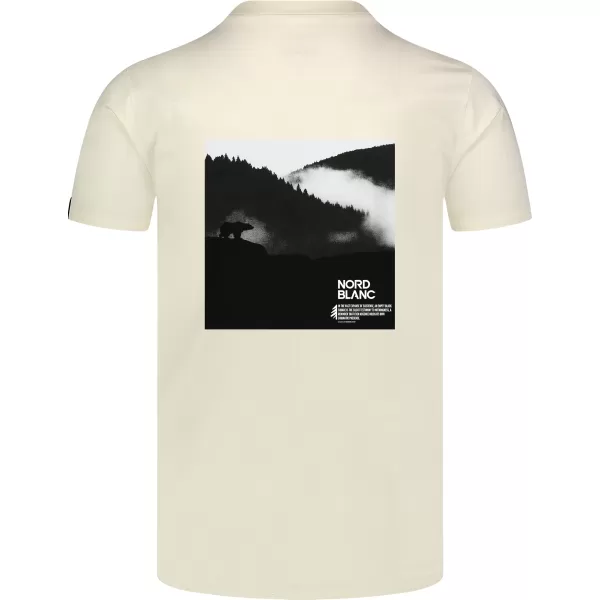  Muška majica kratkih rukava NORDBLANC NOTHINGNESS NBSMT8150 BIJELA 