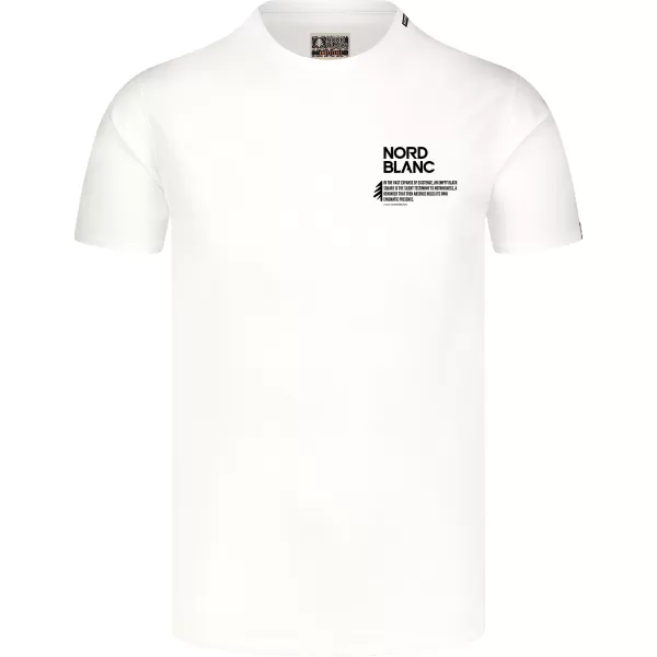  Muška majica kratkih rukava NORDBLANC NOTHINGNESS NBSMT8150 BIJELA 
