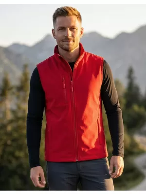 Muški softshell prsluk ALTISPORT NoPrint NP/ALM865 CRVENA