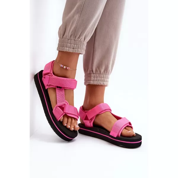  Ženske sandale LEE COOPER LCW-23-34-2613 CRNA/FUKSIJA 