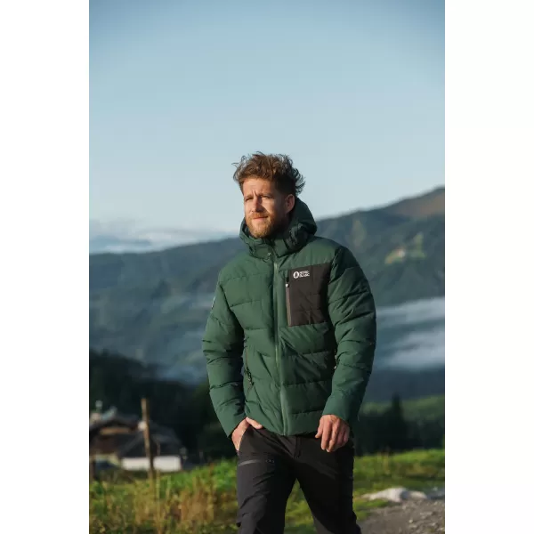 Muška zimska jakna NORDBLANC BRAMBLE NBWJM8258 TAMNO ZELENA 