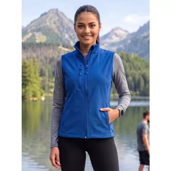  Ženski softshell prsluk ALTISPORT NoPrint NP/ALW965 KRALJEVSKO PLAVA 