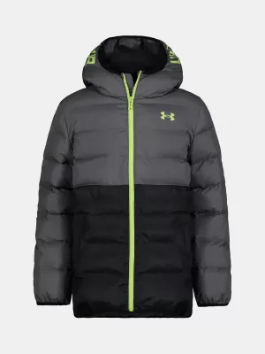 Jakna za dječaka UNDER ARMOUR UA PRONTO COLORBLOCK PUFFER JACKET UJFIM09F-021 SIVA