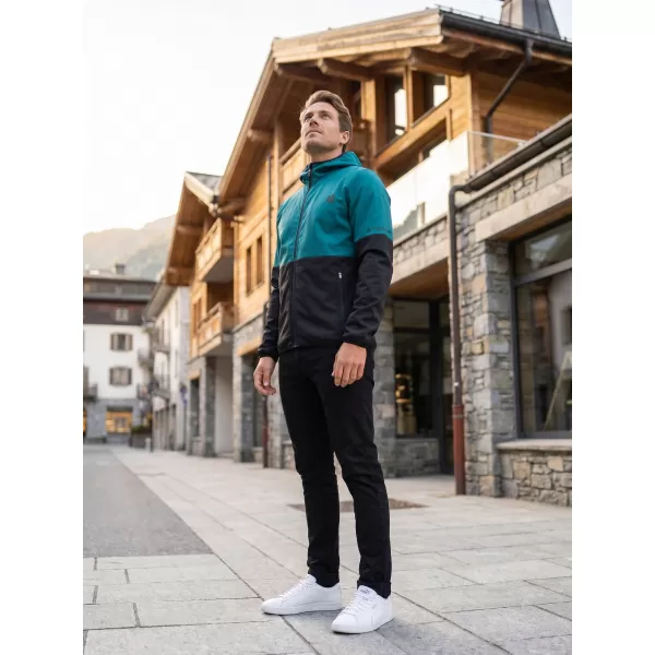  Muška vrhunska softshell jakna ALTISPORT VOJ/ALM051JACK01 KEROZIN/CRNA 