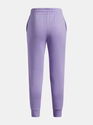 Trenirke za djevojčice UNDER ARMOUR UA RIVAL FLEECE JOGGERS 1379525-538 LJUBIČASTA
