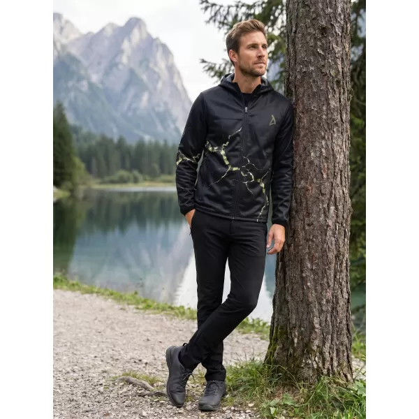  Muška vrhunska softshell jakna ALTISPORT VOJ/ALM129JACK01 CRNAČKI/VOJNIČKI 