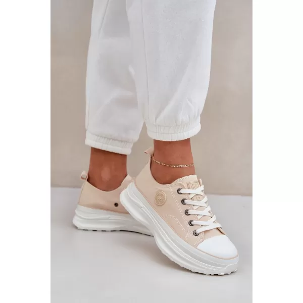  Ženske tenisice BIG STAR NN274127 BEŽ Big Star Shoes 