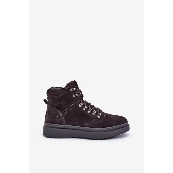  Muške cipele BIG STAR OO174189 SMEĐA/BEŽ Big Star Shoes 