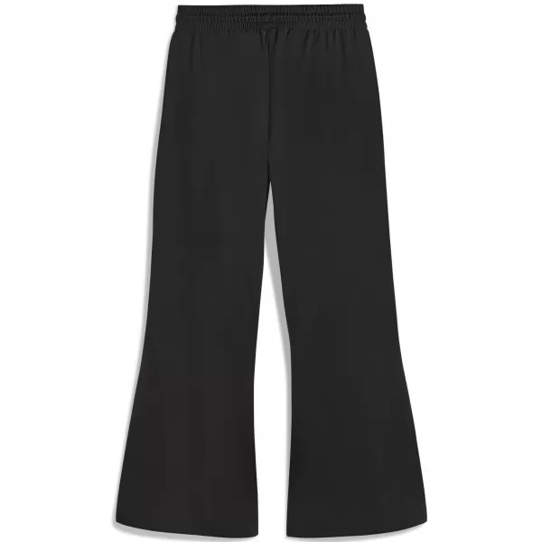  Ženske hlače PUMA WARDROBE ESS FLARED PANTS 632045-01 PUMA CRNA 