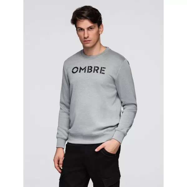 Muški sweatshirt OMBRE B1711 SIVI MELANGE 