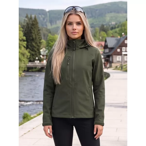  Ženska softshell jakna ALTISPORT NoPrint NP/ALW945 VOJNOG 