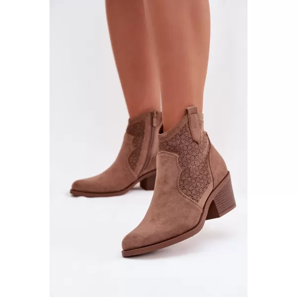  Ženske cipele S.BARSKI HY61-8013 KAVA 