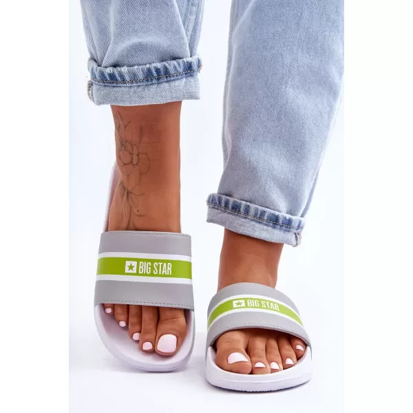  Ženske papuče BIG STAR JJ274647 GREY Big Star Shoes 