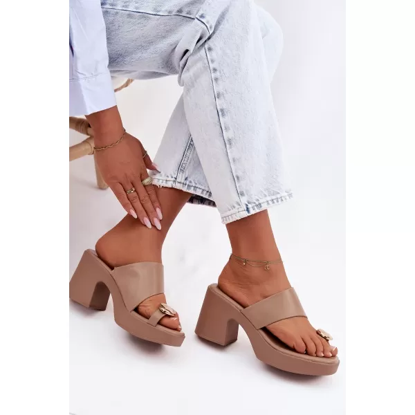  Ženske papuče BOTO SINORA 42031 KAKI 