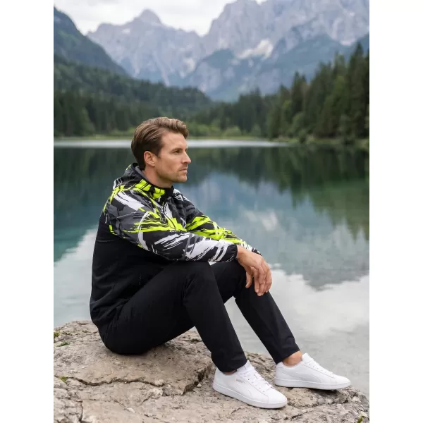  Muška vrhunska softshell jakna ALTISPORT VOJ/ALM039JACK01 CRNA I ŽUTA 