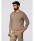 Muški sweatshirt OMBRE OM-SSNZ-0243 SVIJETLOSMEĐA