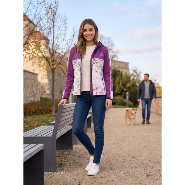  Ženska vrhunska softshell jakna ALTISPORT VOJ/ALW008JACK01 TAMNOCRVENA 