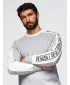 Muški sweatshirt OMBRE OM-SSNZ-0200 SIVI MELANGE