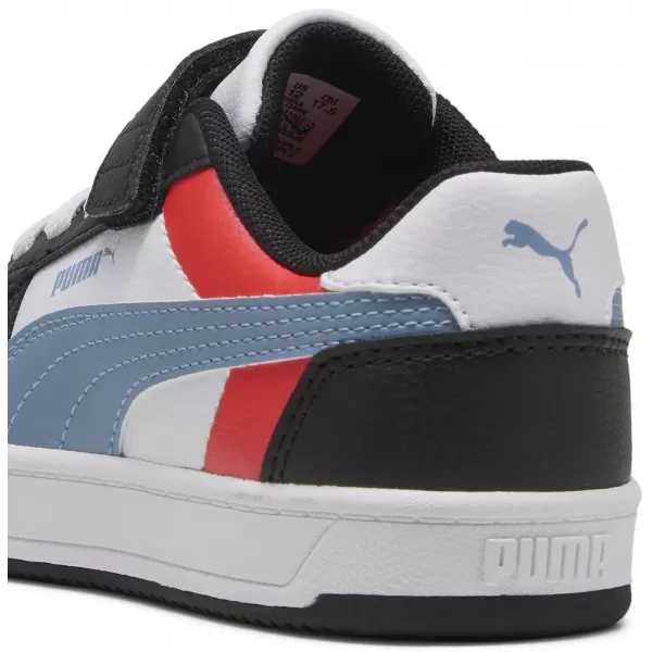  Dječje cipele PUMA CAVEN 2.0 BLOCK AC+ PS 394462-17 PUMA BIJELA/HLADNO PLAVA/CRNA 