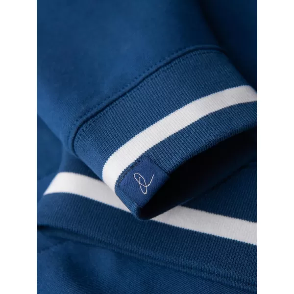  Muški sweatshirt OMBRE OM-SSNZ-0244 TAMNOPLAVA 