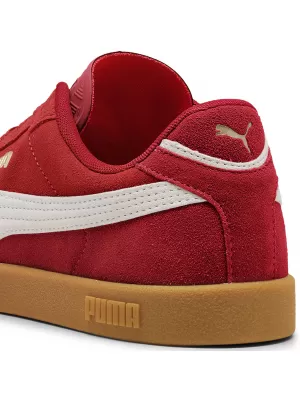 Čizme PUMA CLUB II ERA SUEDE 400717-08 FORATRED/P.WHITE/ FORATRED/STR.BIJELO/PUMA ZLATO