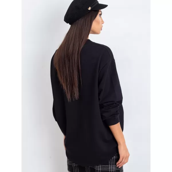  Ženski sweatshirt BASIC FEEL GOOD RV-BL-5185.82P NOIR 