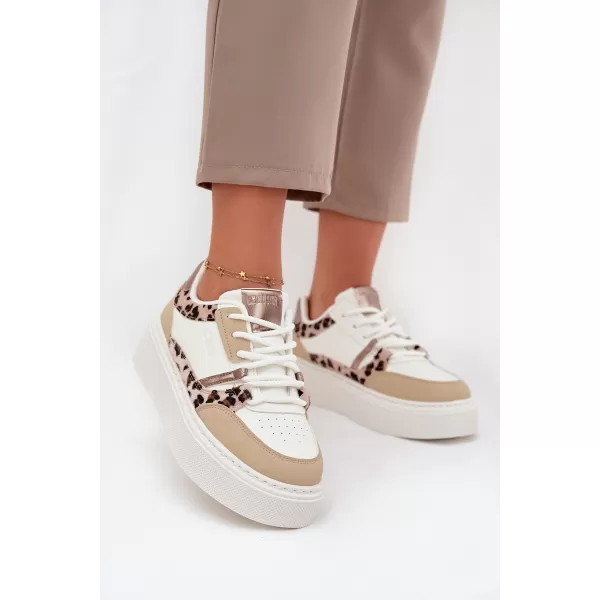  Ženske tenisice BIG STAR SS274357 WHITE/BEIGE Big Star Shoes 