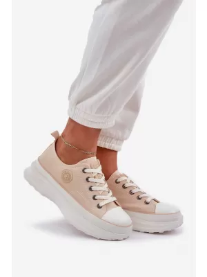 Ženske tenisice BIG STAR NN274127 BEŽ Big Star Shoes