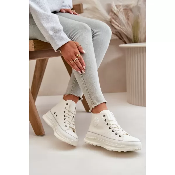  Ženske tenisice BIG STAR OO274064 WHITE Big Star Shoes 