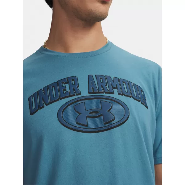  Muška majica kratkih rukava UNDER ARMOUR UA M WM LOCKER TAG SS 6012778-466 PLAVA 