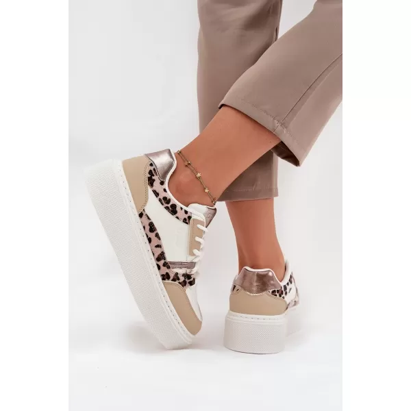  Ženske tenisice BIG STAR SS274357 WHITE/BEIGE Big Star Shoes 