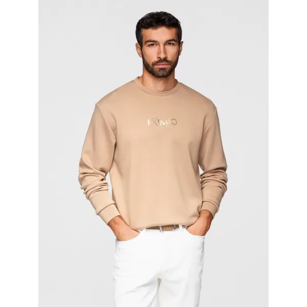  Muški sweatshirt OMBRE OM-SNBC-0199 BEŽ 