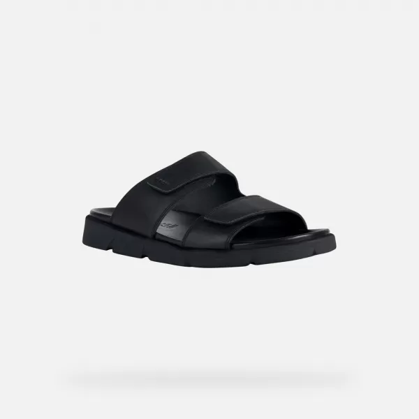  Muške papuče GEOX XAND 2S G002593 CRNA 