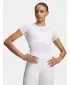 Ženska majica kratkih rukava UNDER ARMOUR HEATGEAR ELITE SS 6015368-100 BIJELA