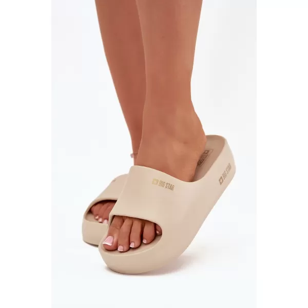  Ženske papuče BIG STAR SS274722 BEŽ Big Star Shoes 