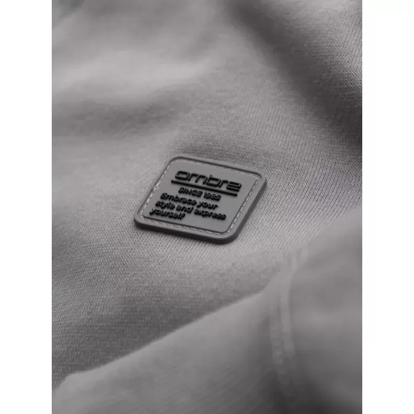  Muški sweatshirt OMBRE OM-SSNZ-0243 SIVA 