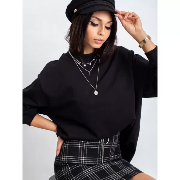 Ženski sweatshirt BASIC FEEL GOOD RV-BL-5185.82P NOIR 