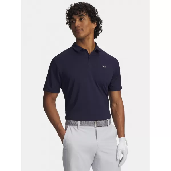  Muška majica kratkih rukava UNDER ARMOUR T2G PIQUE POLO 6012303-410 PLAVA 