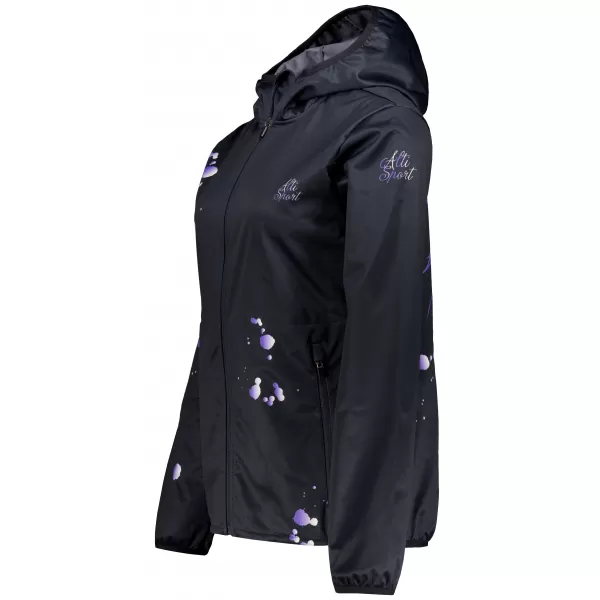  Ženska vrhunska softshell jakna ALTISPORT VOJ/ALW077JACK01 CRNA/LJUBIČASTA 