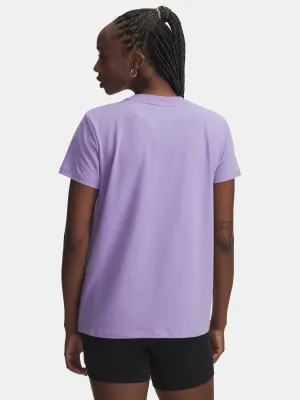 Ženska majica kratkih rukava UNDER ARMOUR UA RIVAL CORE SS 1383648-538 LJUBIČASTA