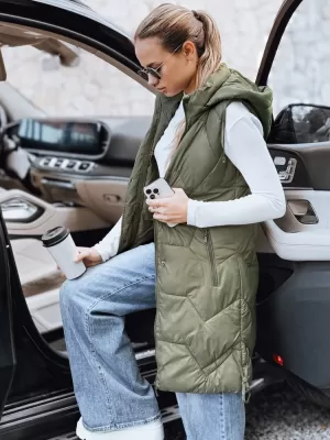 Ženski kaput DSTREET TY5264 ZELENA