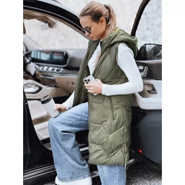  Ženski kaput DSTREET TY5264 ZELENA 