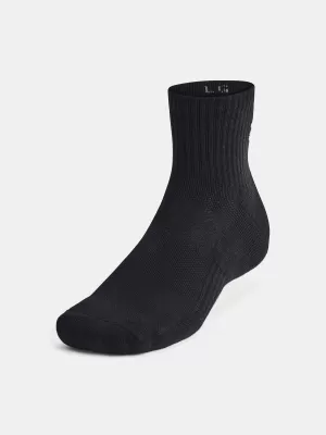 Čarape UNDER ARMOUR UNISEX UA TC QTR (3 PÁRY) 1386372-001 CRNA